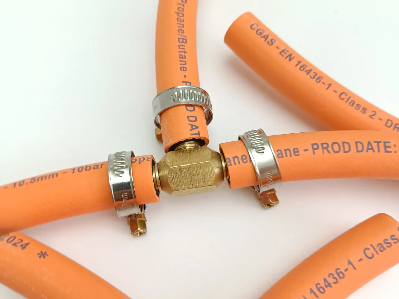 Billede 4 - NY! Splitter Tee 1 -> 2 / 3 x 80cm Gasslange