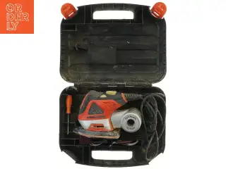 Black & Decker excentersliber med kuffert