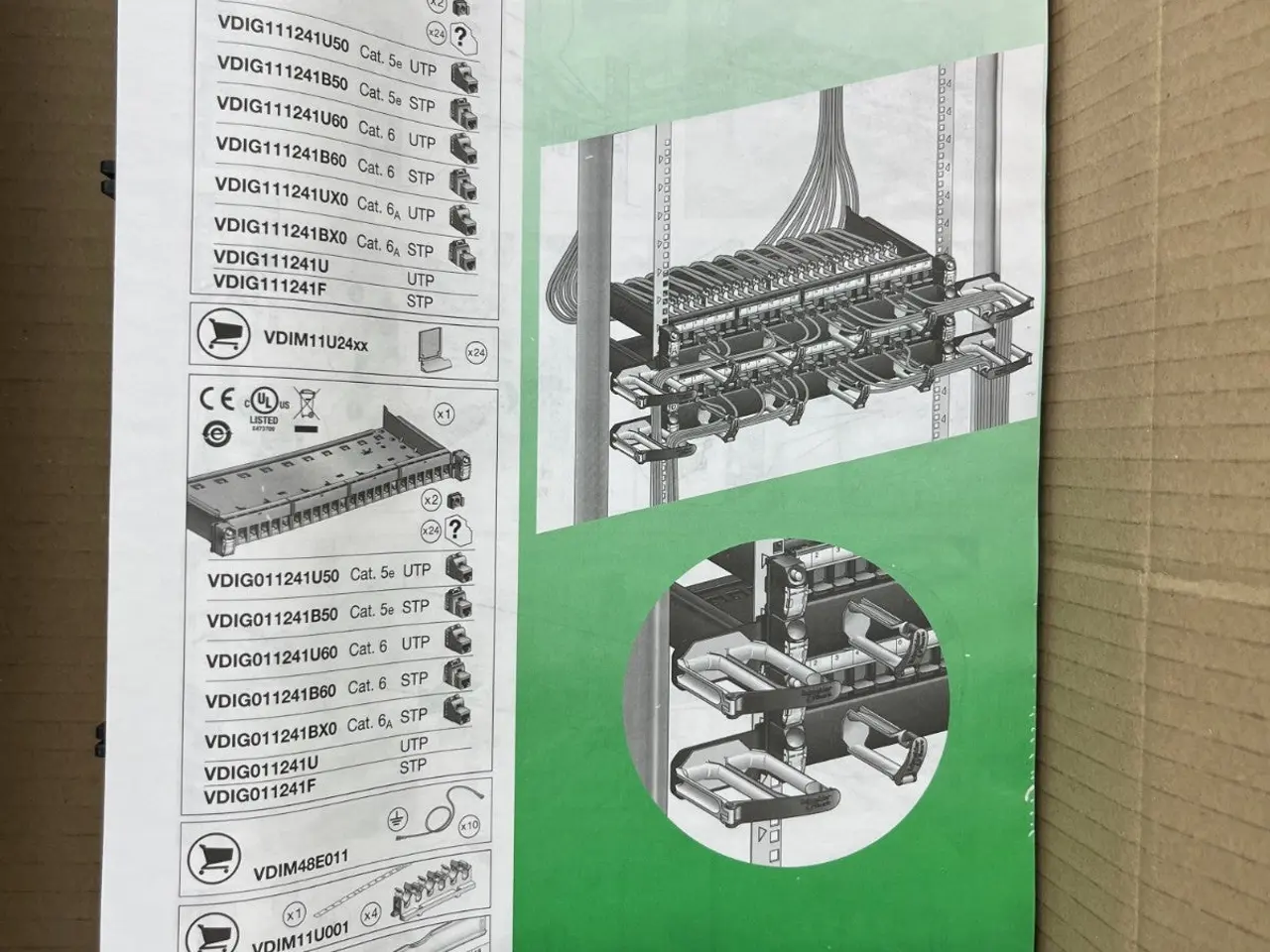 Billede 2 - Schneider Electric Actassi 19-C Patch Panel 19" 1U