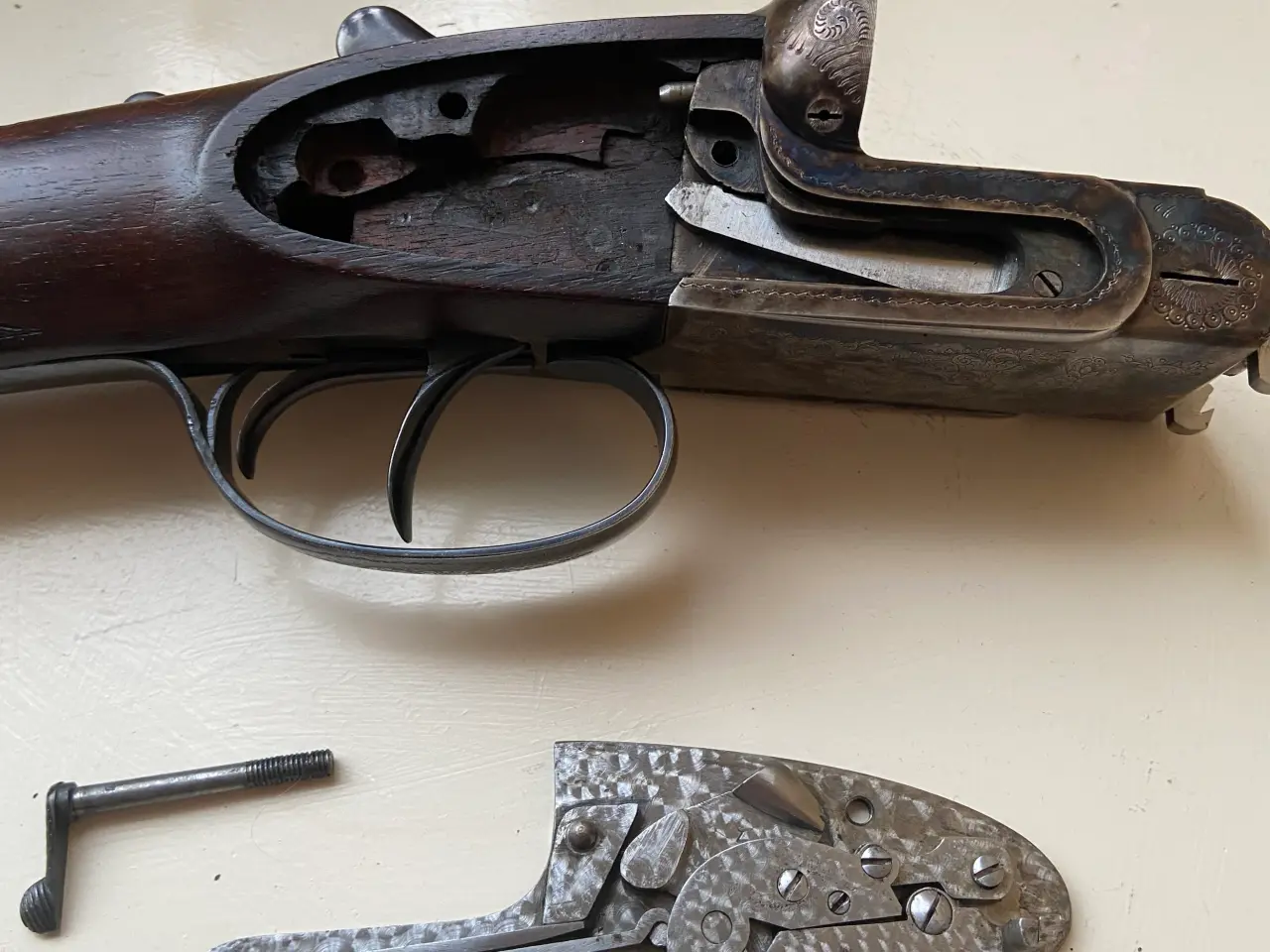 Billede 2 - S/S Jagtgevær med Engelsk Skæfte Kal 12/70