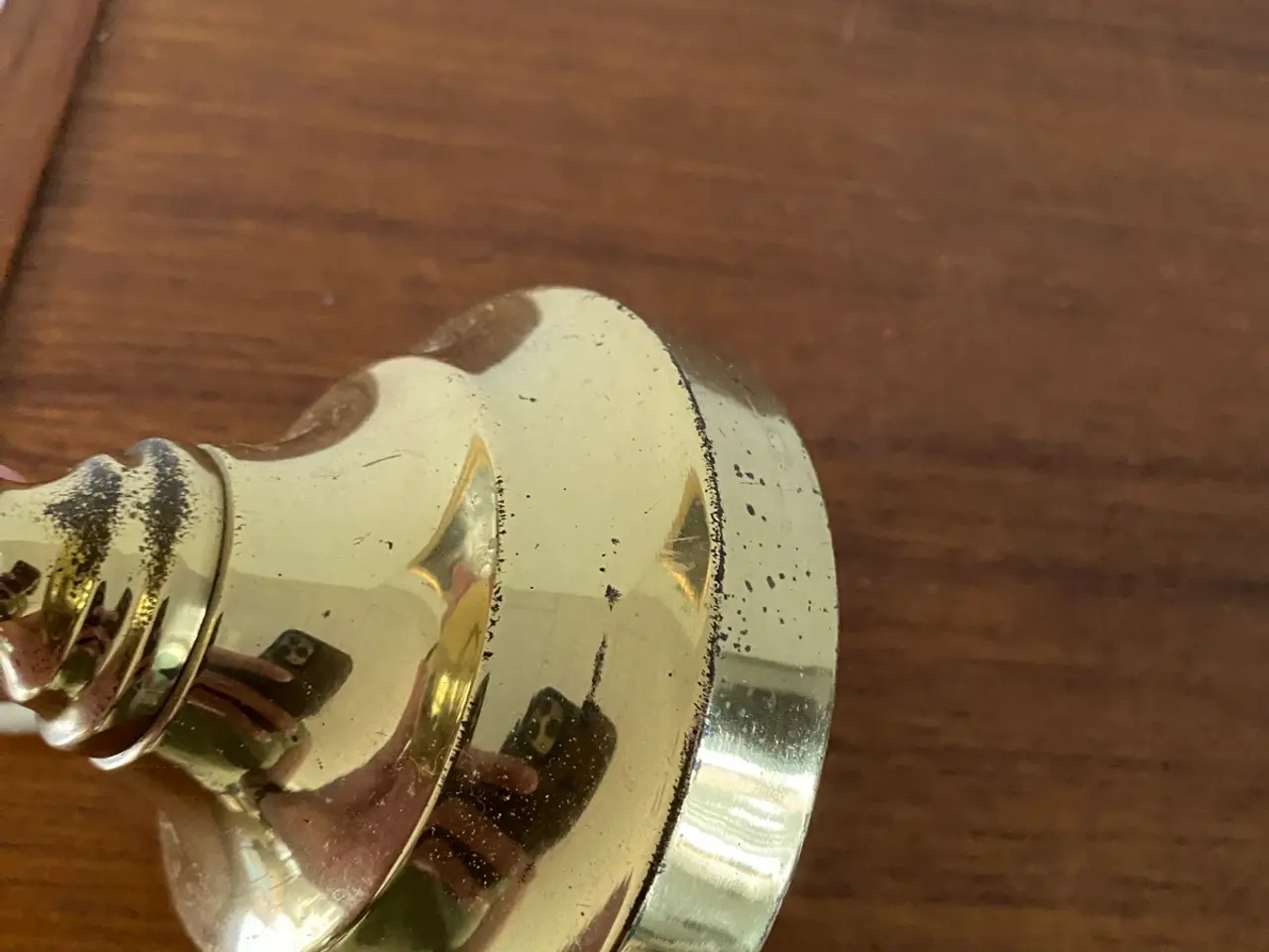 Billede 5 - Bordlampe messing look