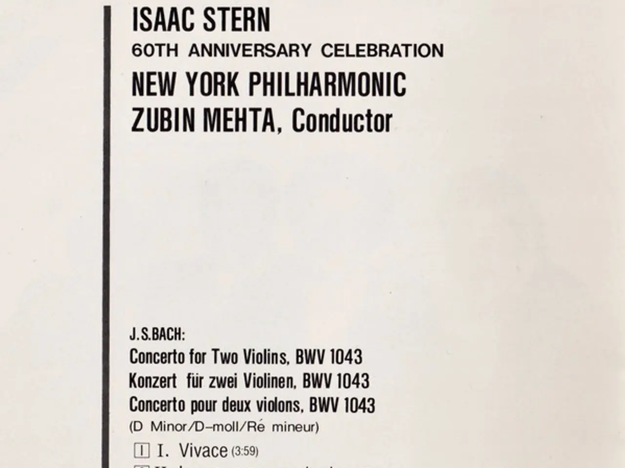 Billede 4 - Isaac Stern – 60th Anniversary Celebration – CD