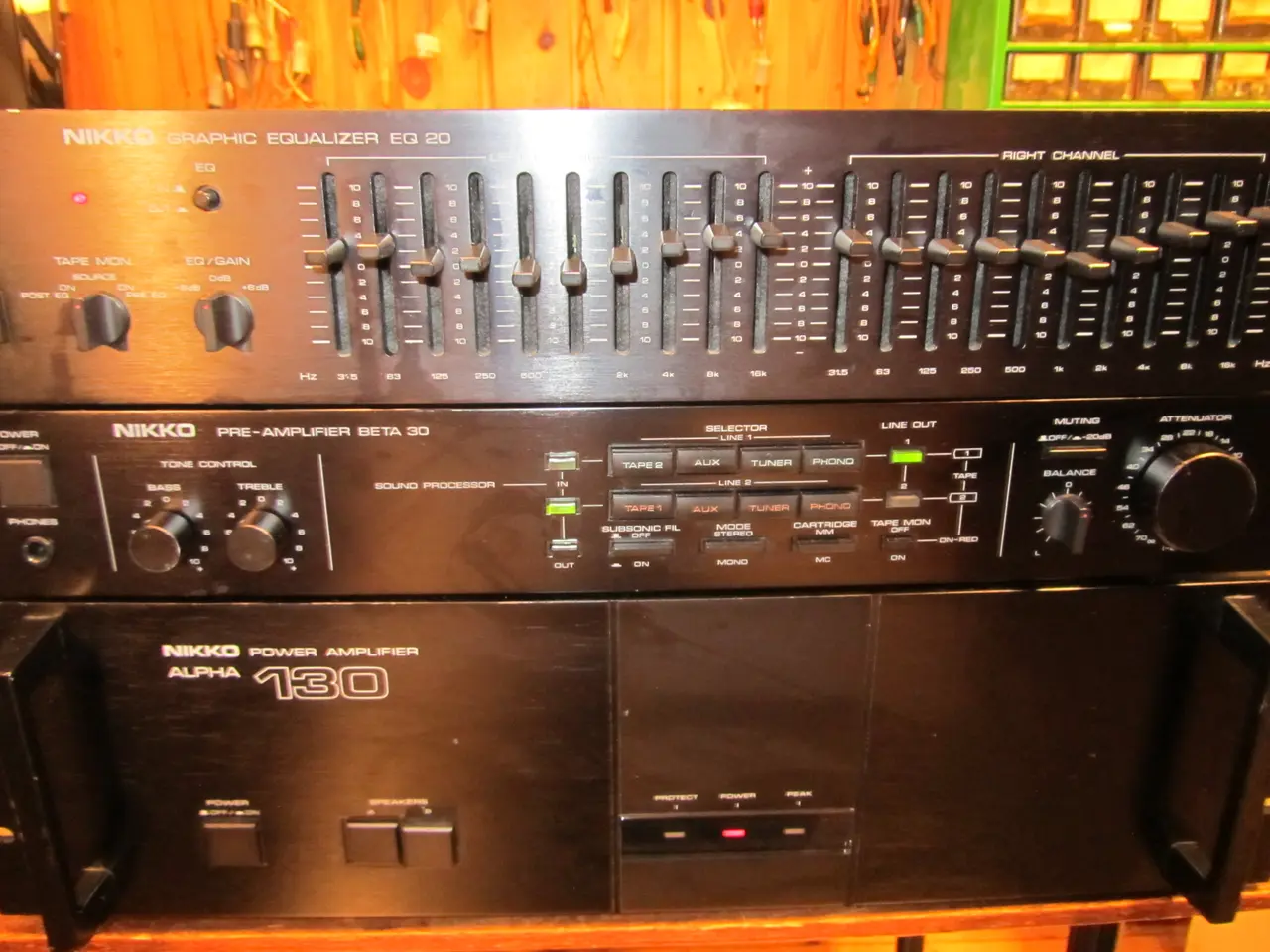 Billede 20 - NIKKO ALPHA 130-EQUA.20-PRE AMP BETA 30