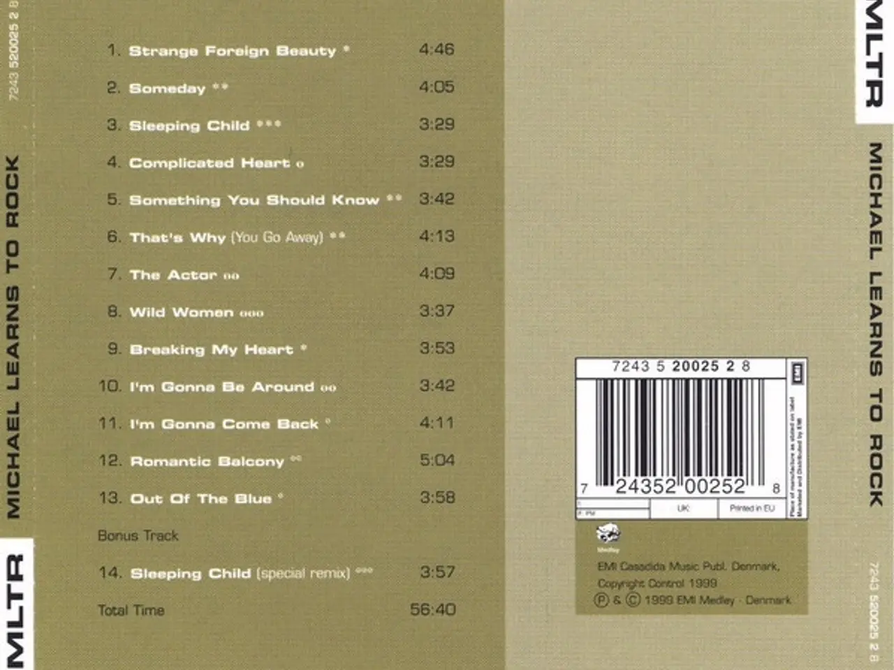 Billede 2 - Michael Learns To Rock – MLTR – CD