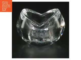 Glas dekorativ lysestage fra holmegaard(str. Ø 8,5 cm)