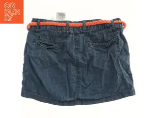 Jeans Nederdel med Flettet Bælte (str. 134)