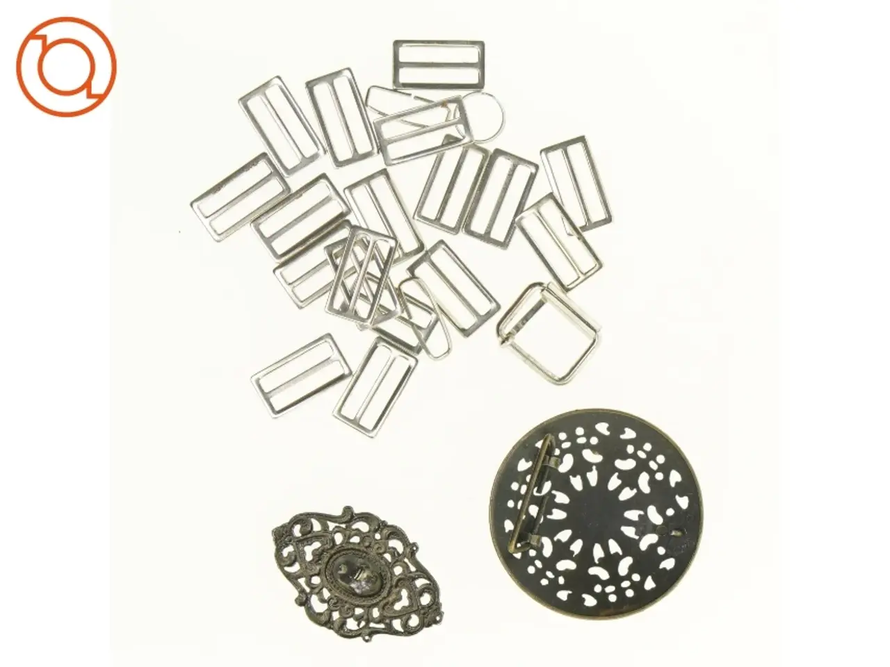 Billede 4 - Assorteret bæltespænder (str. 8 x 8 cm 4 x 2 cm)