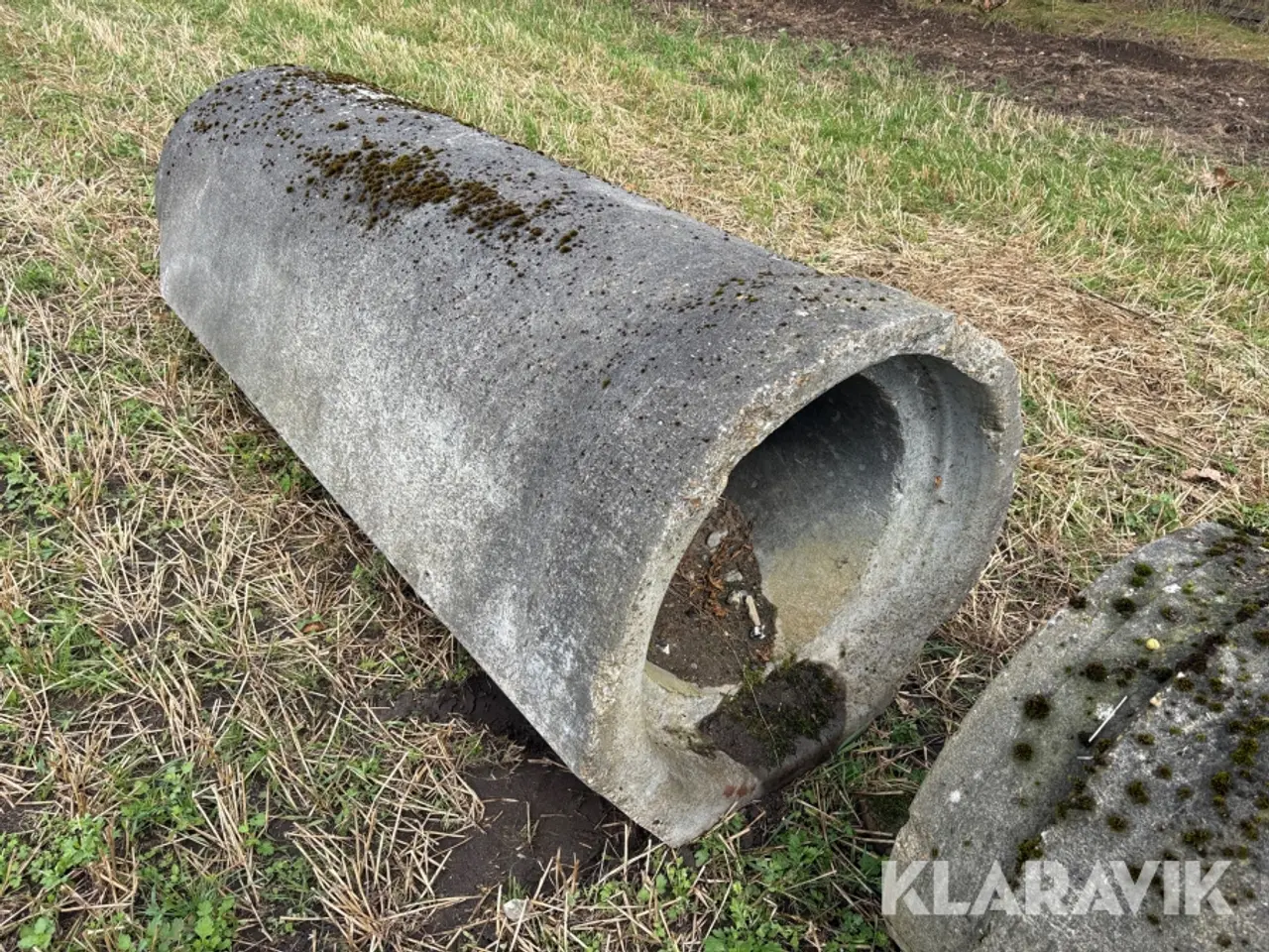 Billede 9 - Betonrør til grøfteoverkørsel 710 cm Ø58 cm 4 Styk