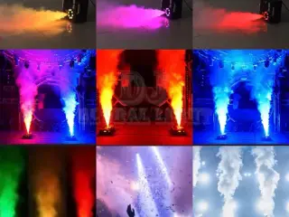 1500W Vertikal Røgmaskine m. LED