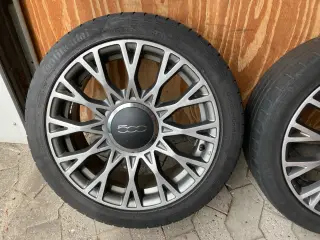 Brugte originale Fiat 500 16” Dolce Vita fælge