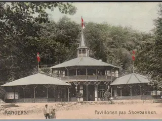 Randers - Pavillonen paa Skovbakken - Postkort - Ubrugt
