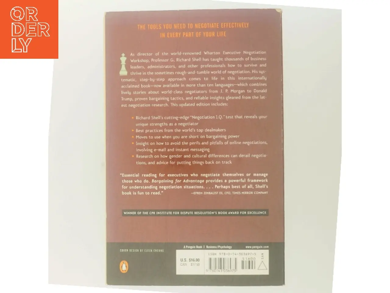 Billede 3 - Bargaining for advantage : negotiation strategies for reasonable people af G. Richard Shell (Bog)