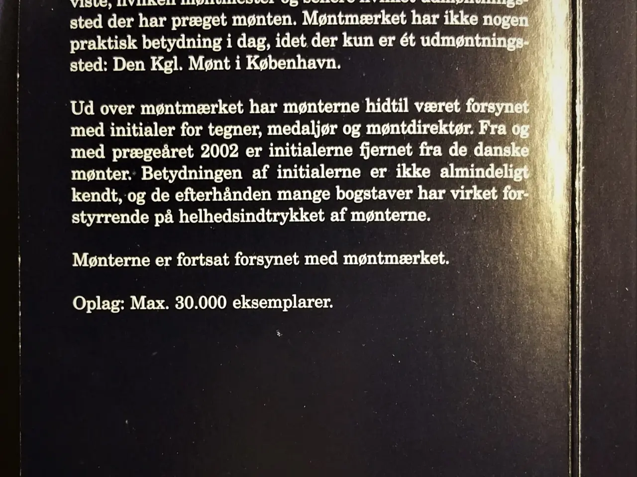 Billede 5 - DET KGL MØNTSÆT 2002 Margrethe II TOP Stand!