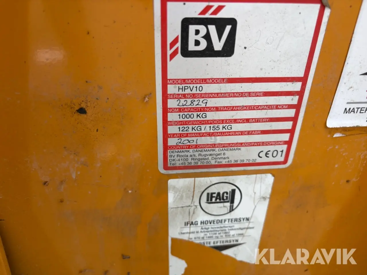 Billede 5 - Elektrisk palleløfter BV HPV10