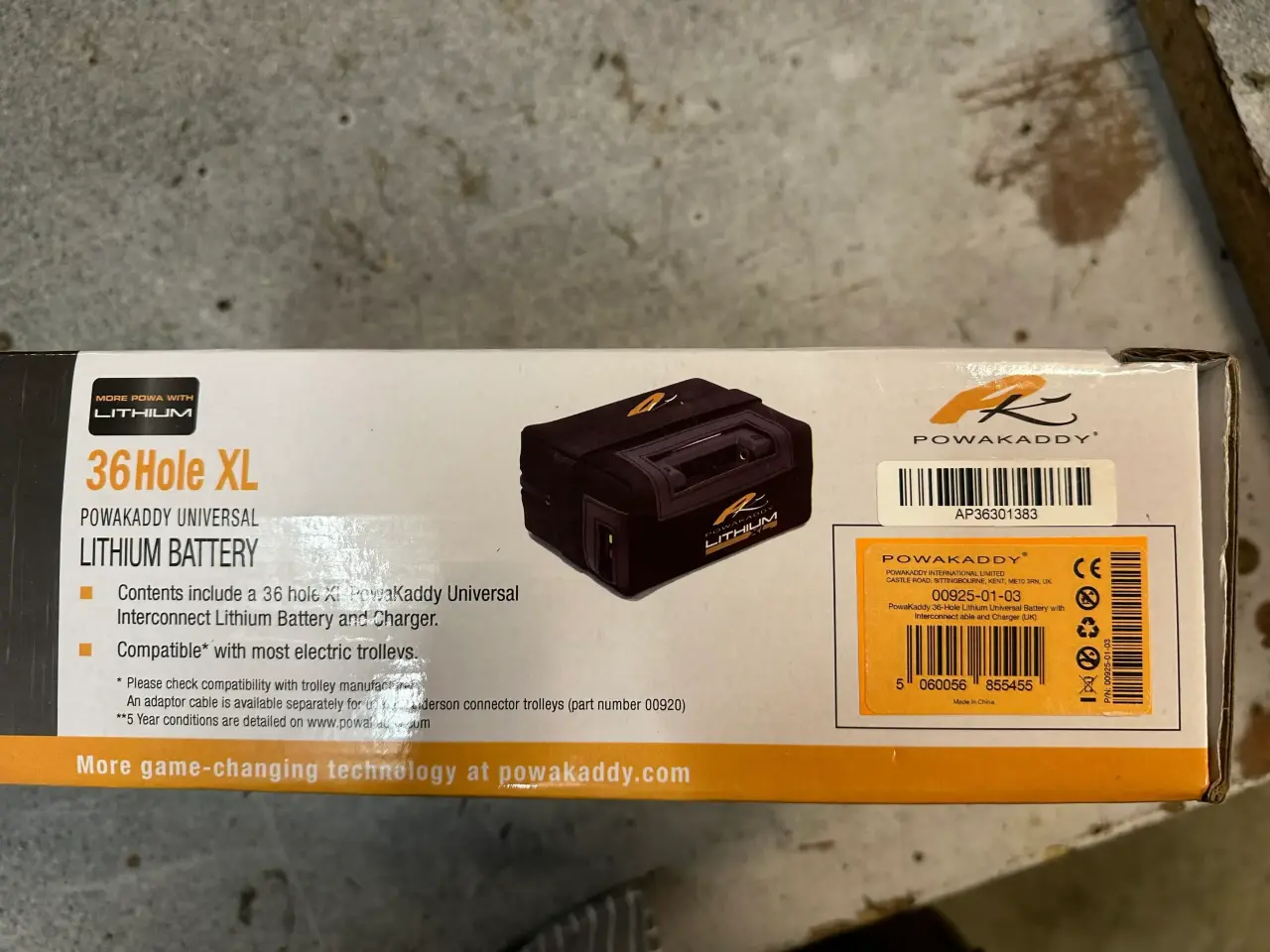 Billede 6 - POWAKADDY XL Lithium Golf batteri NYT!