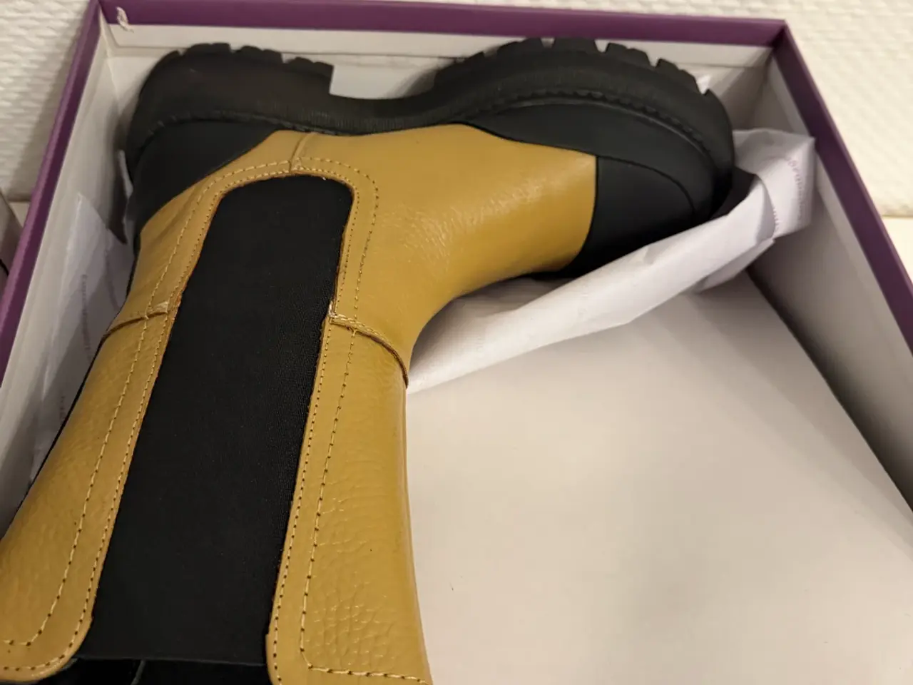 Billede 7 - Læder camel boot
