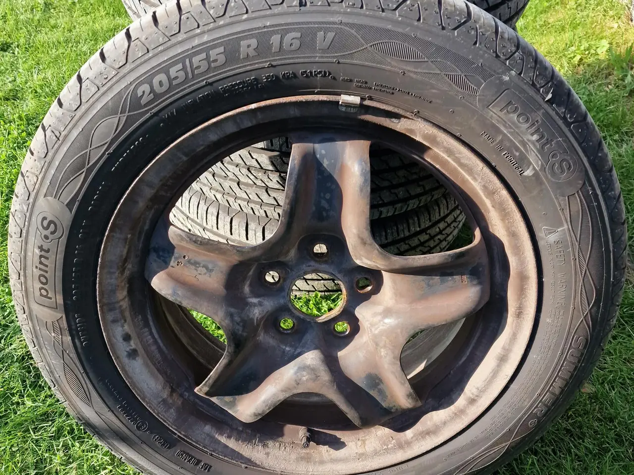 Billede 3 - Fælge med sommerdæk 205/55R16