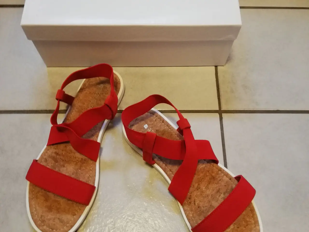 Billede 4 - RedGreen Sandaler Rød Elastik