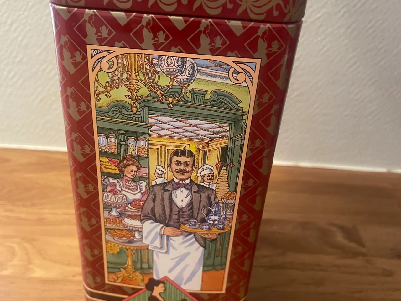 Billede 1 - Merrild kagedåse, retro