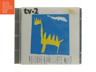 TV-2 album 'Verdens Lykkeligste Mand' CD (str. 12,5x14 cm)