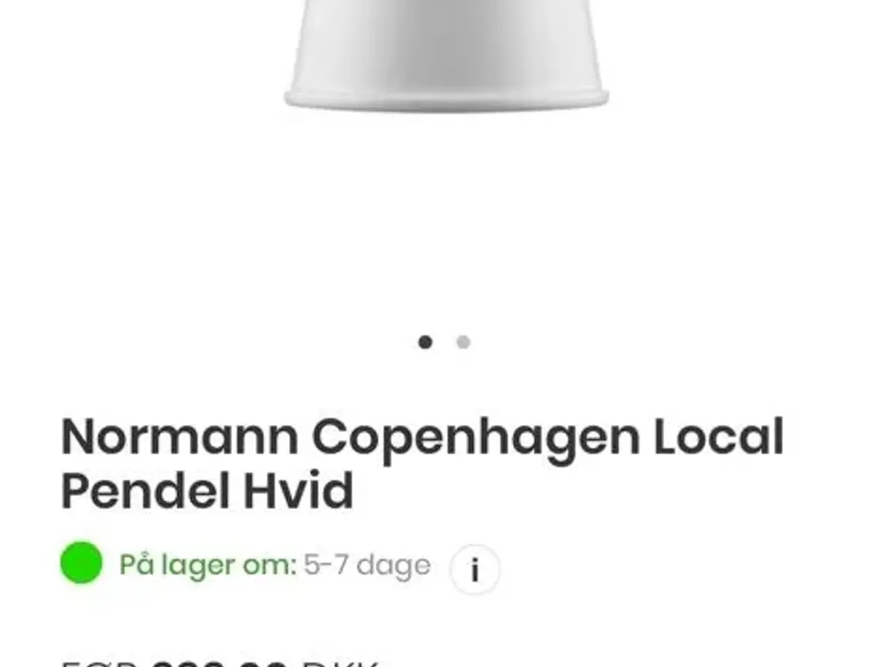 Billede 3 - Normann copenhargen local pendel sort