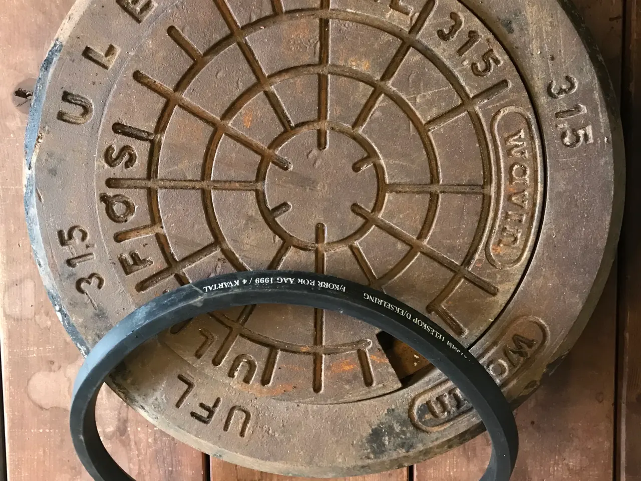 Billede 1 - Ulefos brøndkarm 315mm