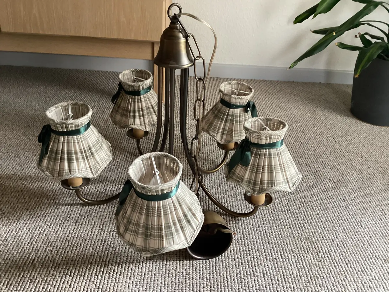 Billede 1 - 5 armet lofts lampe.
