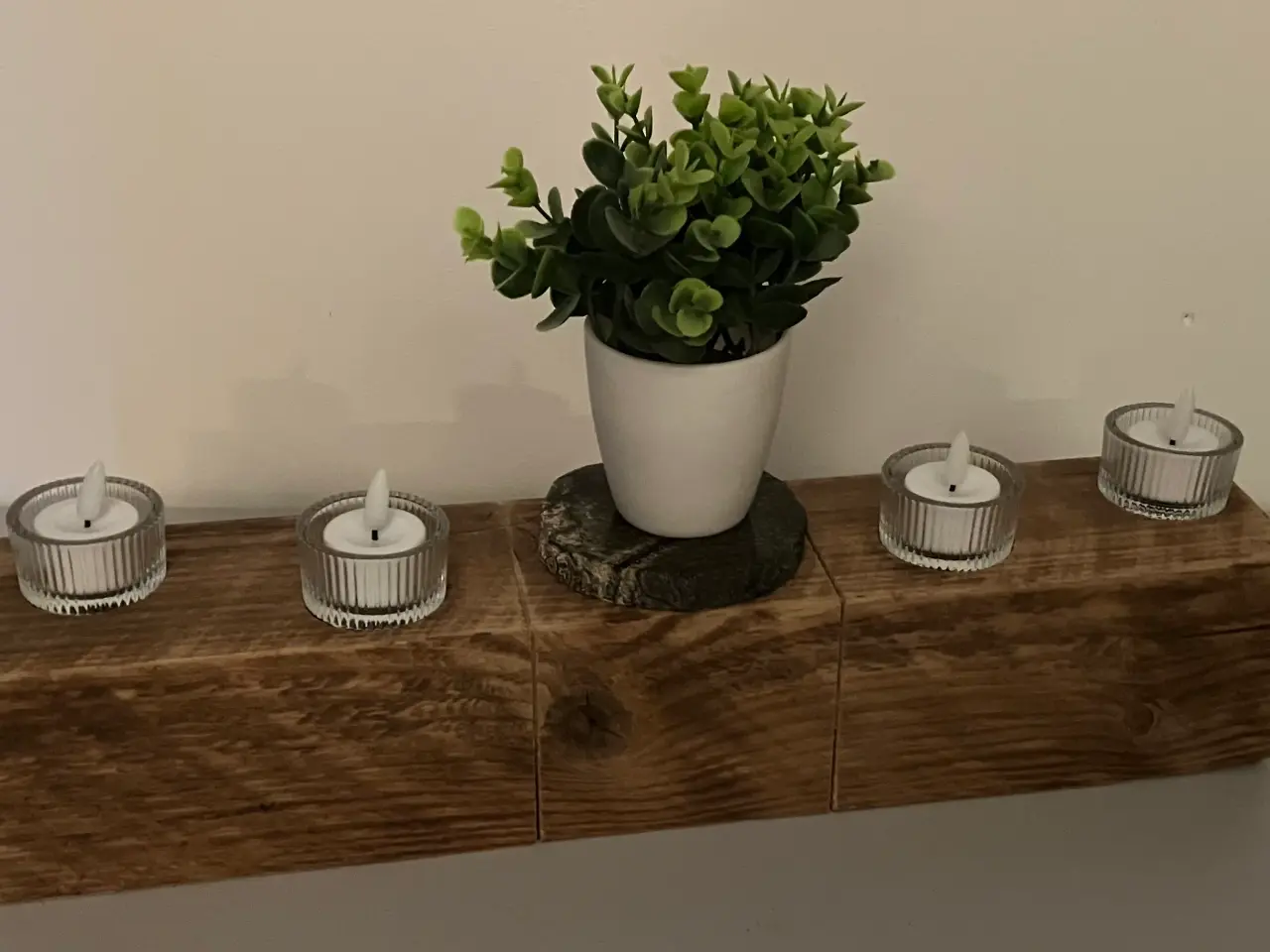 Billede 2 - Bord lysestage i træ