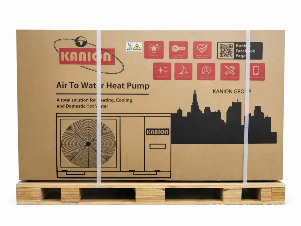 Billede 1 - Varmepumpe Kanion 4,2kw luft/vand monoblok