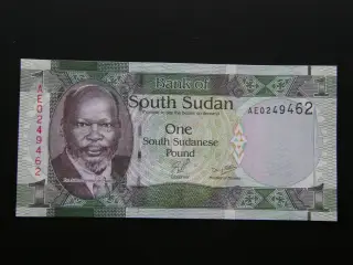 Syd Sudan (Ny stat) 1 Pound 2011 Unc
