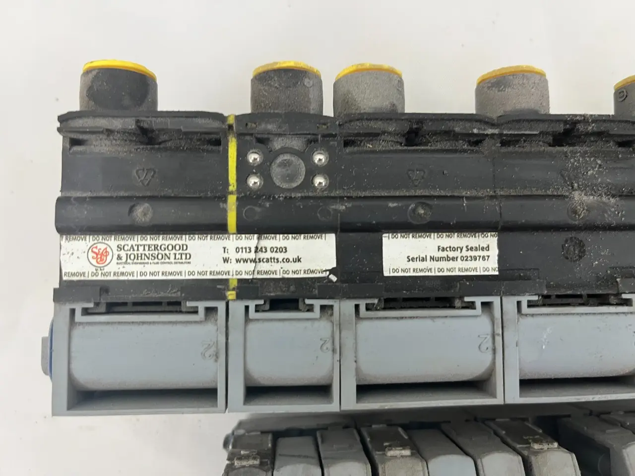 Billede 2 - Scattergood & Johnson Pneumatic ventil Manifold