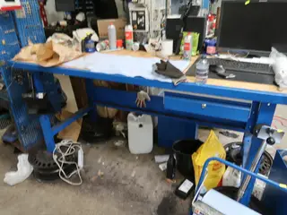 Arbejdsbord uden indhold