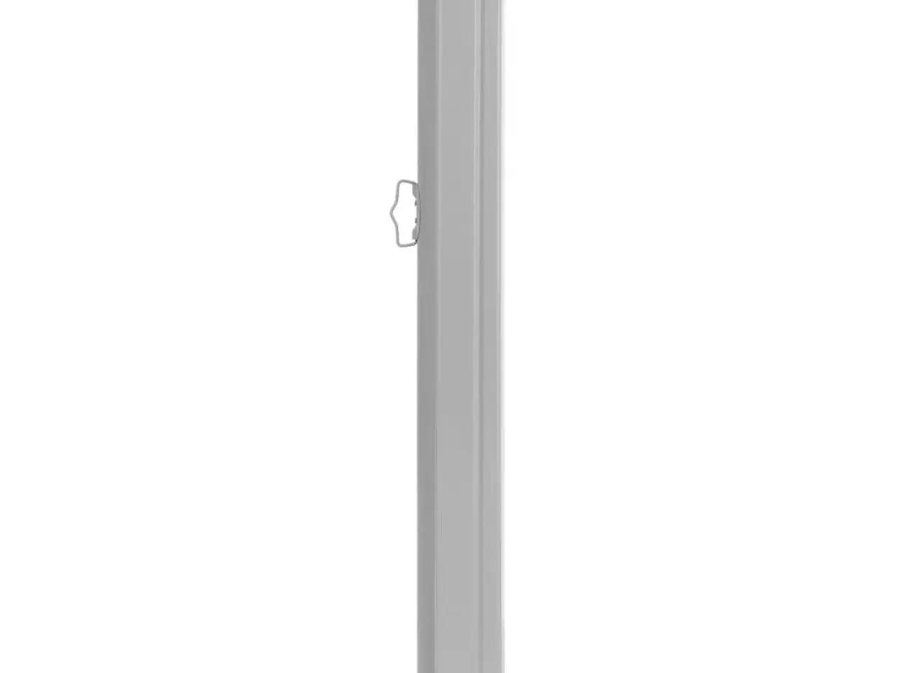 Billede 3 - Sammenrullelig sidemarkise til terrasse 100 × 300 cm - grå