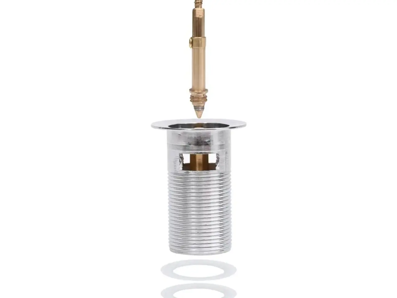 Billede 7 - Trykafløb med overløb 6,4 × 6,4 × 9,1 cm - krom pop-up