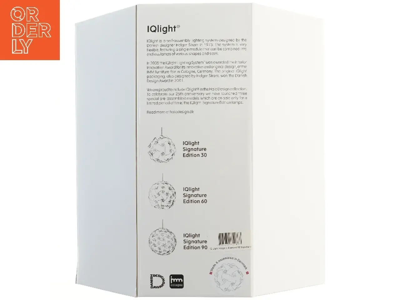 Billede 2 - Ny/ubrugt IQlight Signature Edition 90 lampe ø40 cm)