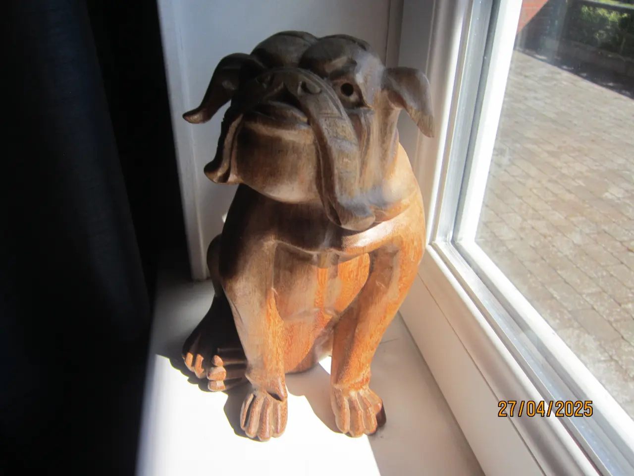 Billede 4 - Bulldog teaktræs hund