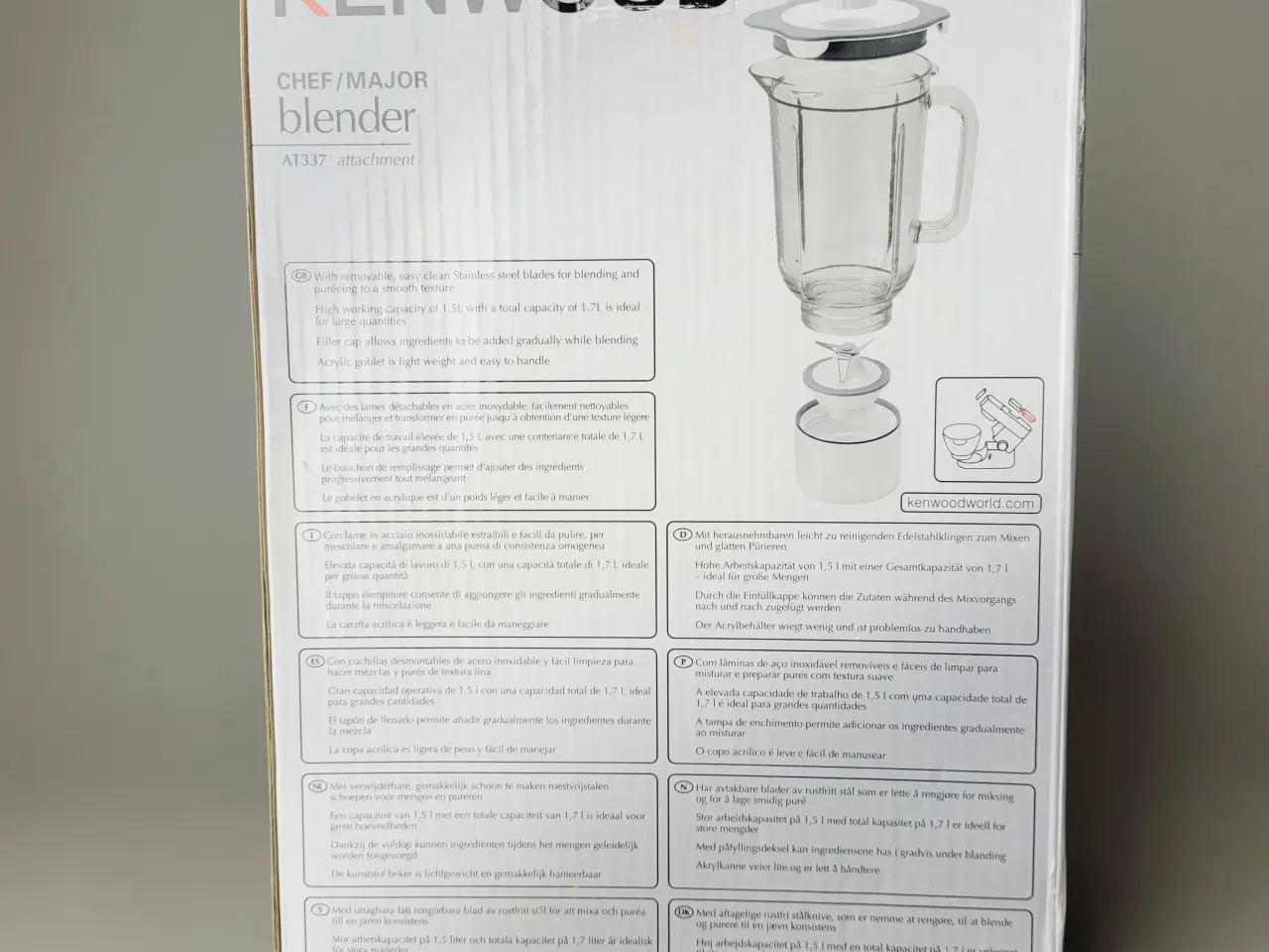 Billede 6 - ⭐️· Kenwood Chef/Major blender-tilbehør - AT337 NY
