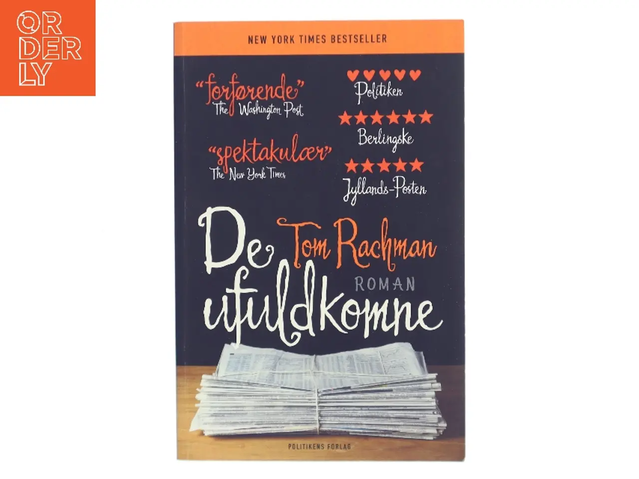 Billede 1 - De ufuldkomne : roman af Tom Rachman (Bog)