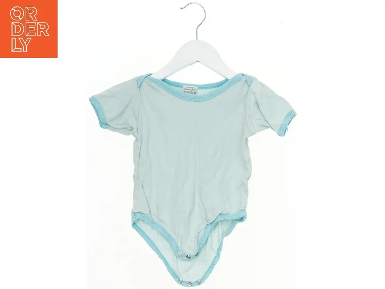 Billede 1 - Lyseblå bodystocking med korte ærmer (str. 92)