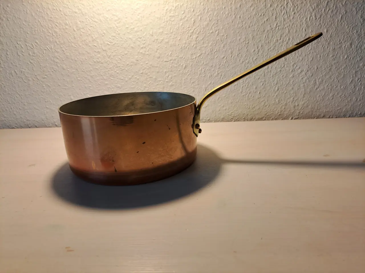 Billede 1 - Kobberkasserolle