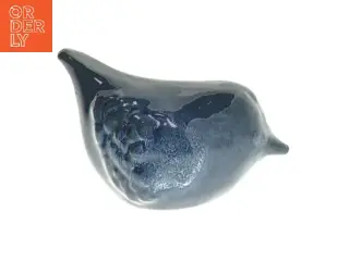 Keramikfugl dekorationsfigur (str. 9 cm)