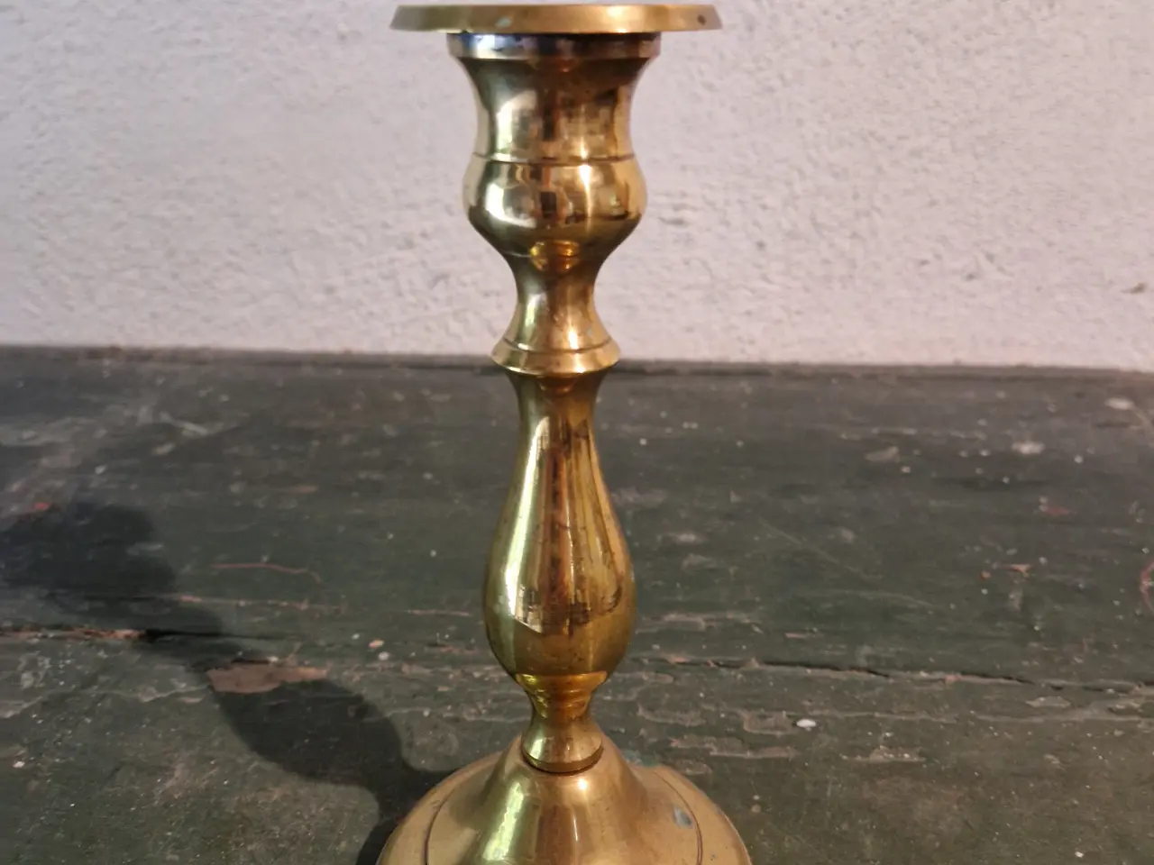 Billede 2 - Messing lysestage