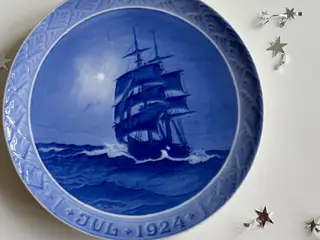 Royal Copenhagen juleplatte, 1924