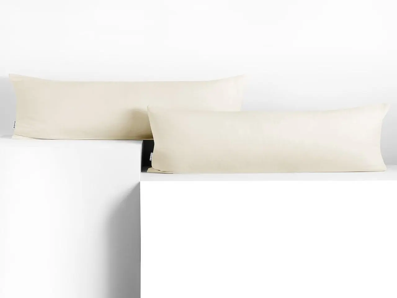 Billede 1 - Pudebetræk jersey 40x145 - DecoKing AMBER, creme