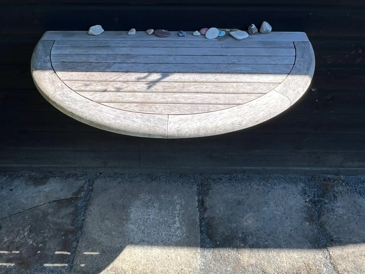 Billede 2 - Teak væghængt bord 