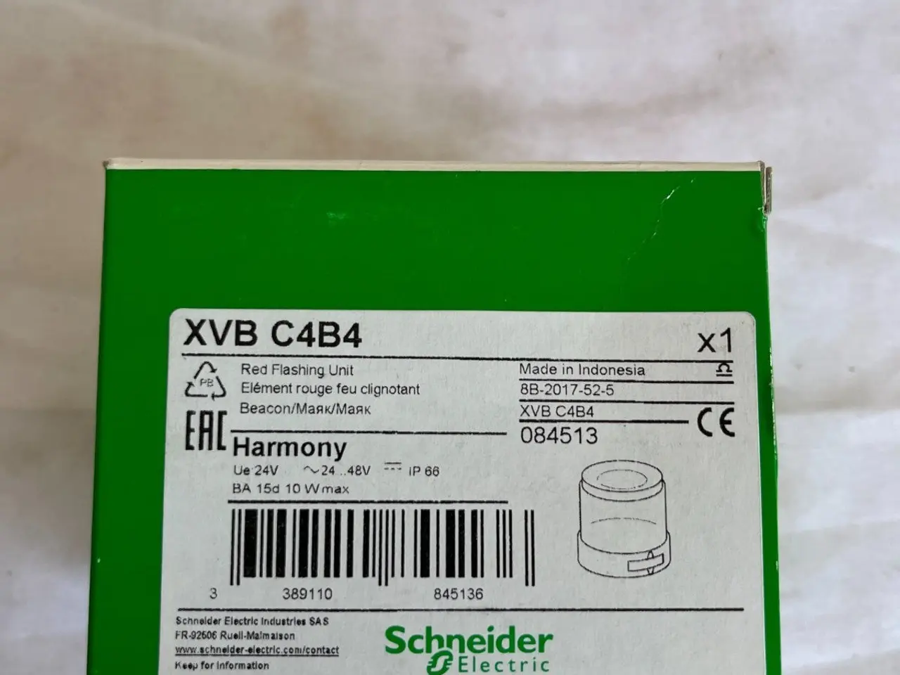 Billede 2 - Schneider Electric XVB C4B4 Harmony Red Flashing