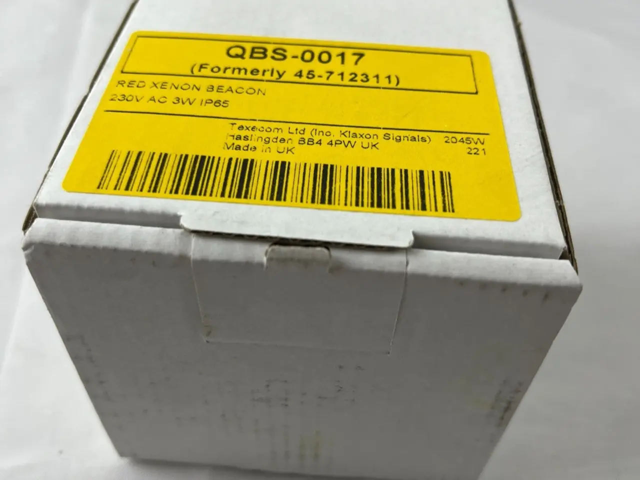 Billede 3 - Klaxon QBS-0017 Red Xenon Beacon 230V AC 3W IP65