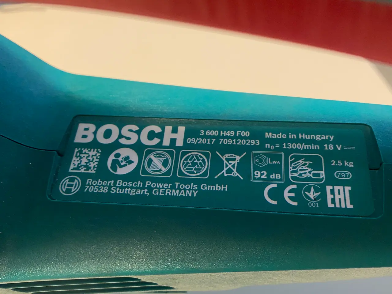 Billede 5 - Bosch hækkeklipper med oplader og to batterier