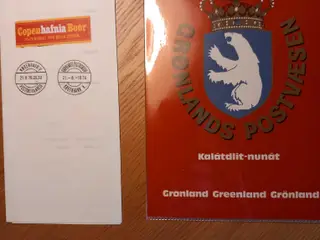 Hafnia 76 frimærkeudstilling, medarbejder hilsen.
