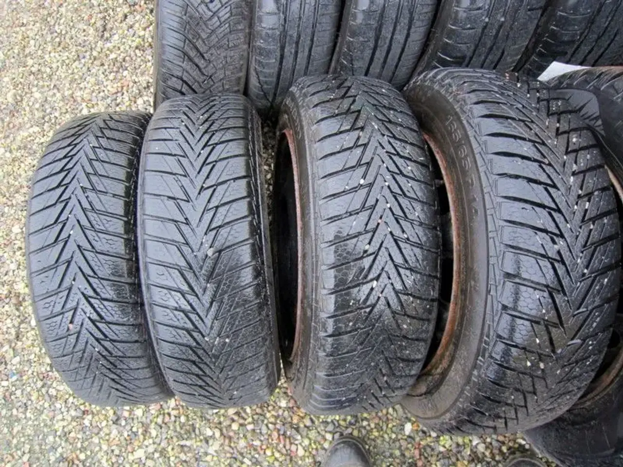 Billede 15 - 14"15"16"17 vinterdæk 30 sæt med masser af mønster